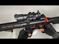 Toy Gun! Unboxing Realistic Weapon M4 Rifle Toy Gun Set Up Testing Shooting Very Good !