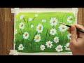 How to paint a simple and easy flowers / flowers painting / acrylic painting / step by step /#50