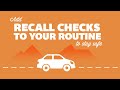 Routine Vehicle Safety Recall Check