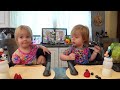 Twins try wafer cookies