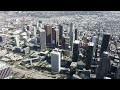 Drone over Downtown Los Angeles