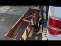 Making a 3 point hitch tractor box blade work on a truck.