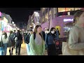 [Hongdae 4K] Seoul Night Walk!! ~ Hongdae street crowds pouring out on Saturday night & club street