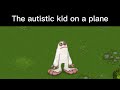 The autistic kid on a plane