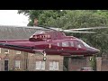 Royal helicopters land back to back at Kensington Palace