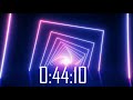 1 hour timer with electronic music.