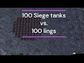 Massive starcraft 2 battles: 100 vs. 100 Zerg vs. Terran.