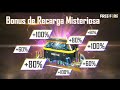 É AMANHÃ!! PEGUE PRÊMIOS GRÁTIS, BONUS 100%?, BANDEIRÃO EVENTO, PUNHO, LOJA MISTERIOSA, FREE FIRE