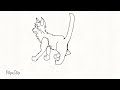 Cat walking animation test || TERRIBLE