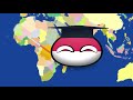 Yakko's World - Polandball's World (Countryballs) [It's flipped because it's the rule]