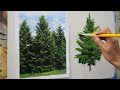 Cómo pintar árboles