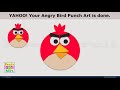Angry Bird/ Punch Art Angry Bird / Paper Crafting / Stamping / Card making / Scrap booking