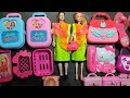 3 minutes satisfying unboxing with modern barbie and ken family toys | Hello kitty toys | ASMR video
