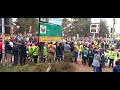 DP William Ruto landing in Thika Today