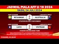 Hasil Piala AFF U19 2024 Hari Ini - Indonesia vs Timor Leste - Klasemen Piala AFF U19 2024 Terbaru