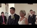 Groom sings bride up the aisle