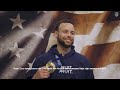 Steph Curry takes picture with Gold medal with his kids and showcases Night night sweater in French