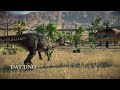 Jurassic World Evolution 2: Life & Death Dino Battle – Baryonyx vs Allosaurus vs Ceratosaurus!