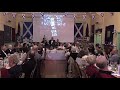 Burns Night 2018 - piping in the Haggis and Address to a Haggis