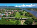 Calumpang River in Batangas City, 4K Aerial View