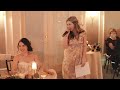 Funniest Maid of Honor Speech Ever!