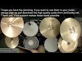 20 Minute Drum Loop - Mid Tempo Stoner Rock 80 BPM