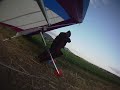 Ric Caylor's first high fight hang gliding at Purdue Mt.,