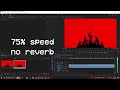 (for the one guy who said there was reverb) proof that it is slowed down and theres no reverb
