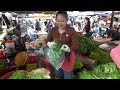 Cambodian Routine Food & Lifestyle @ Boeng Trabek Market - Fish Meat, Lotus Roots, & More