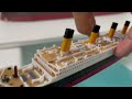 Titanic Model Tested in the Water with HMHS Britannic, Fitzgerald. Will they All sink or Float?