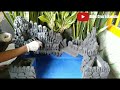 PALUDARIUM AIR TERJUN DENGAN RELIEF BONSAI BAHAN STYROFOAM | How to make paludarium waterfall