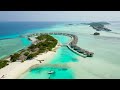 FLYING OVER MALDIVES (4K UHD) Beautiful Nature Scenery with Relaxing Music (4K Video Ultra HD)