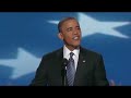 President Barack Obama's Remarks at the 2012 Democratic National Convention - Full Speech