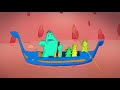 Nicke Nyfiken 🐵 Liten fisk i Liten Damm 🐵 Tecknad Film för Barn 🐵 Helt Avsnitt