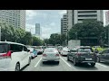 Driving Manila 4K - Skyscraper Districts - Driving Downtown