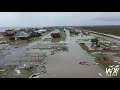 8-28-2020 Holly Beach, La Hurricane Laura Aftermath, drone