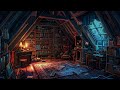 Attic Rain Reflections | Your Personal Literary Haven | Music For Relaxing – Stress Relief – Sleep