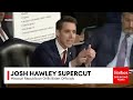 Josh Hawley Does Not Hold Back Grilling Top Biden Officials | 2023 Rewind