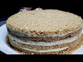 SANDY CAKE without oven without eggs! MELTS IN YOUR MOUTH INSTANTLY