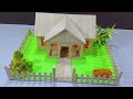 how to make Popsicle house building dreamhouse art
