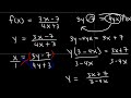 How To Find The Inverse of a Function