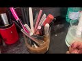 Makeup brush wash day