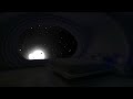 Dark Space Station Bedroom overlooking passing star systems!  Videos for Sleeping | White Noise