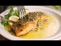 PAN-SEARED SALMON with Lemon Garlic Butter Sauce » Crispy, Juicy & Easy