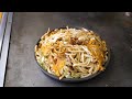 Japanese Street Food! Okonomiyaki Loved by the Locals! Japanese Cooking at Restaurants
