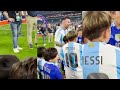 Lionel Messi REACTION Lautaro's Winning Goal Copa America 2024