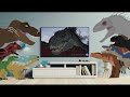 Pivot Dinosaurs Reacts to Rexy and Vastatosaurus Rex vs Carnotaurus #dinosaur #dinobattles