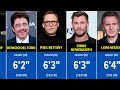 Heights of Hollywood Actors || Shortest to Tallest