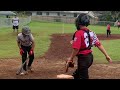 9 year old’s first at bat in #12U is a BATTLE!