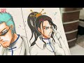 Drawing Straw Hat pirates as Quincy Sternritters | ONEPIECE X BLEACH Cross over